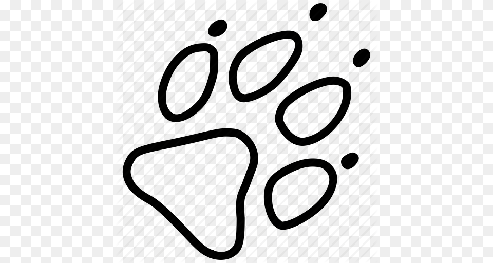 Animal Danger Dog Footprint Paw Print Trace Track Werewolf, Accessories, Glasses Free Png Download
