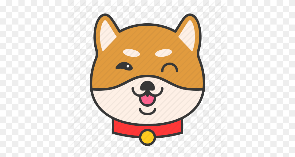 Animal Dog Emoji Emoticon Pet Shiba Icon, Plush, Toy Free Png