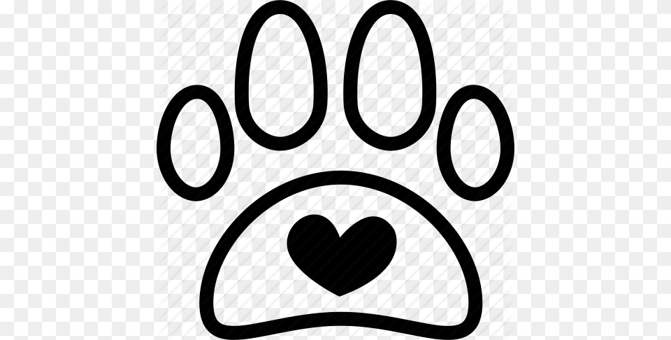 Animal Dog Foot Heart Life Love Pet Icon Png Image