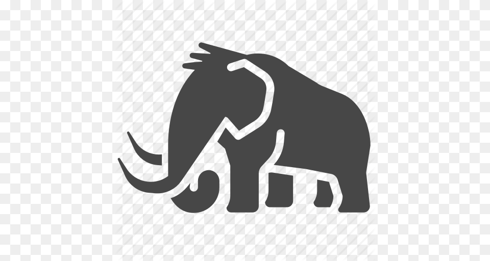Animal Elephant Mammoth Primeval Primitive Stone Age Icon, Wildlife, Mammal, Baby, Person Free Png