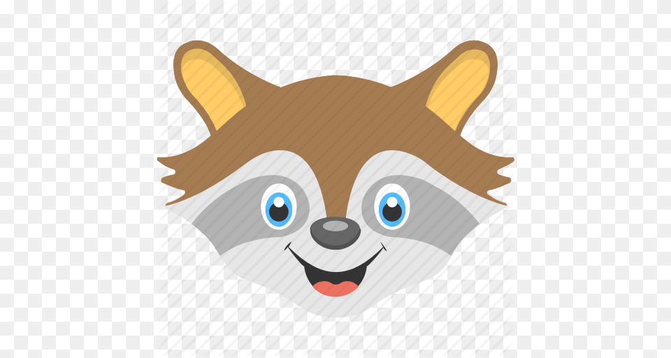 Animal Face Baby Raccoon Baby Raccoon Face Brown Raccoon Brown, Fish, Sea Life, Shark Free Transparent Png