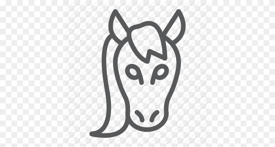 Animal Head Horse Logo Mustang Wild Zoo Icon, Text, Gate, Cat, Mammal Free Png Download