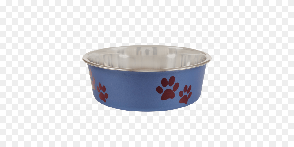Animal Instincts Bella Dog Bowl With Paw Design Foss Feeds, Soup Bowl, Mixing Bowl Free Png