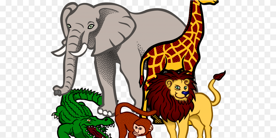 Animal Kingdom Clipart Animales Slogans On Save Animals, Mammal, Wildlife, Baby, Person Free Png
