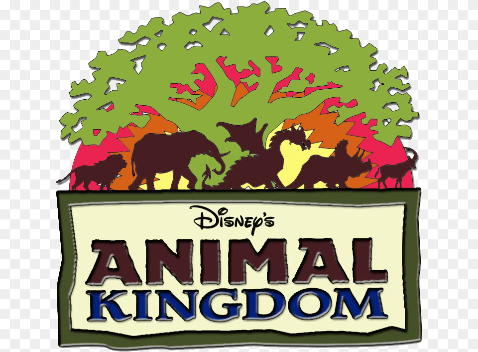 Animal Kingdom Clipart Disney World Animal Kingdom Logo, Zoo, Book, Publication, Comics Free Png