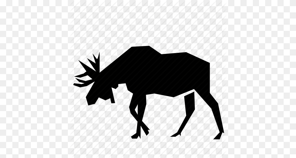 Animal Moose Icon, Mammal, Wildlife Free Transparent Png