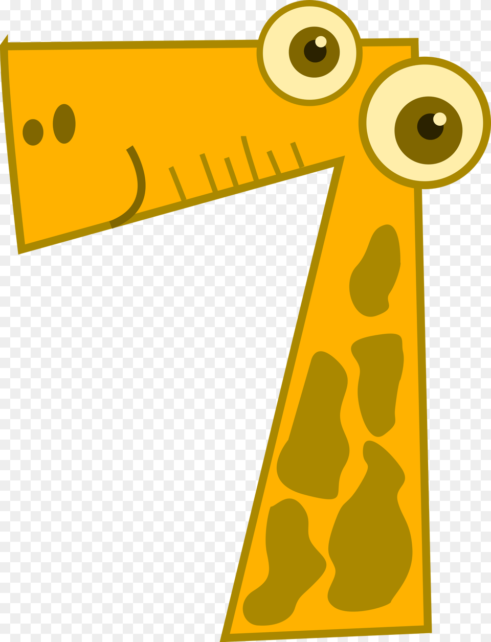 Animal Number 7 Clipart, Symbol, Text, Gas Pump, Machine Png
