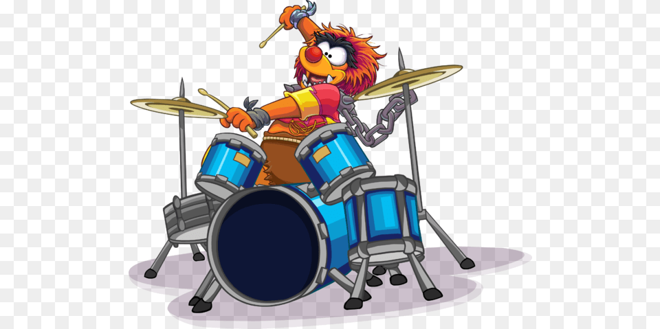 Animal On Drums Muppet Animal On Drums, Musical Instrument, Performer, Person, Leisure Activities Free Transparent Png