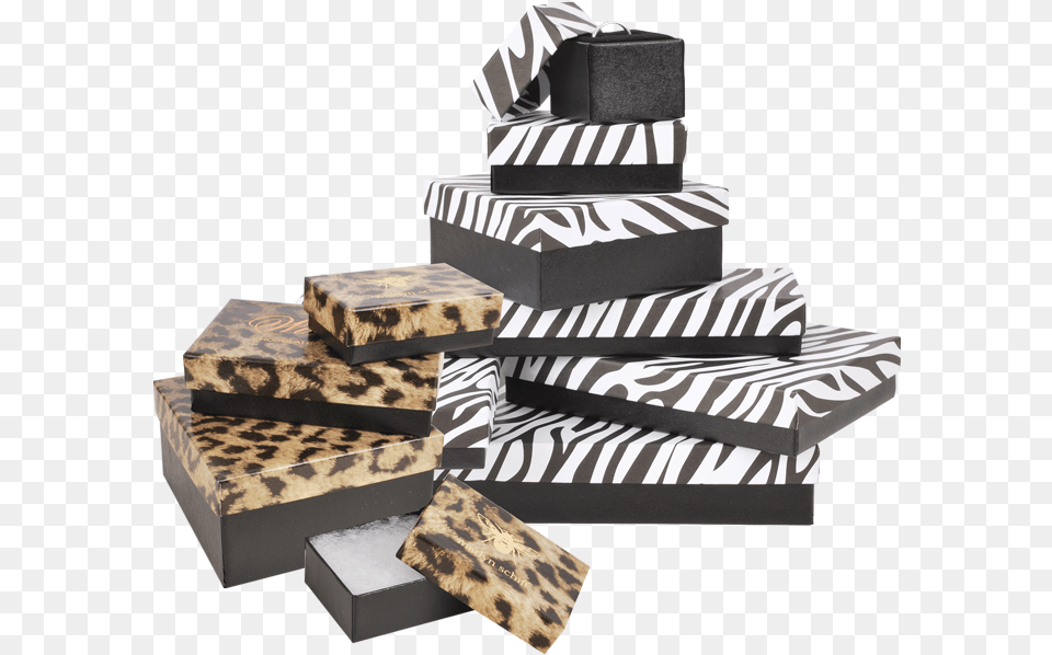 Animal Print Jewelry Boxes Animal Print Box, Dessert, Food Free Png