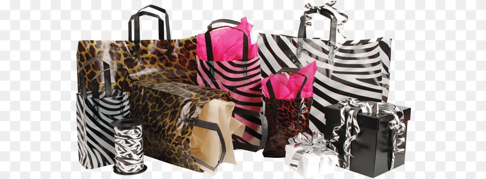 Animal Print Shoppers Handbag, Accessories, Bag, Tote Bag, Purse Png