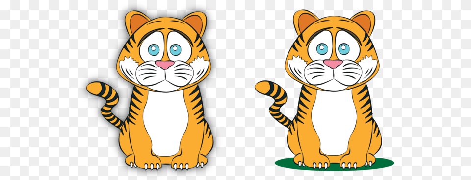 Animal Sad Tiger Clipart, Bear, Mammal, Wildlife, Cartoon Free Png Download