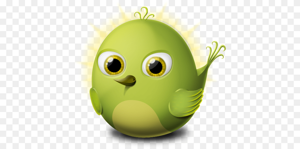 Animal Twitter Bird Sunbird Birdies 128px Icon Gallery Follow Me On Twitter, Green, Fish, Puffer, Sea Life Png