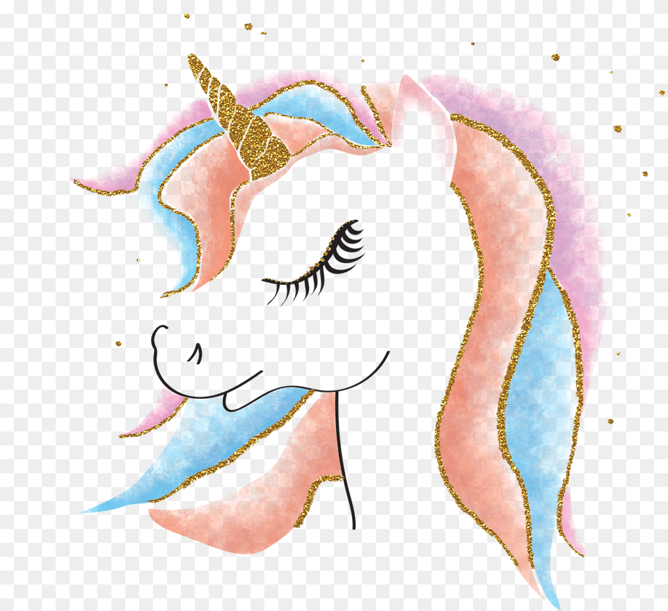 Animal Unicorn Horn Watercolor Transparent Background Unicorn Clipart, Art, Pattern, Adult, Female Free Png Download