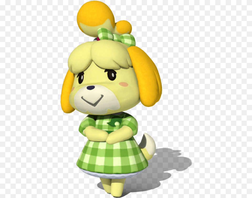 Animalcrossinganimalcrossingnewleafmelindaisabelle Isabelle Acnl Spring Dress, Plush, Toy Free Png