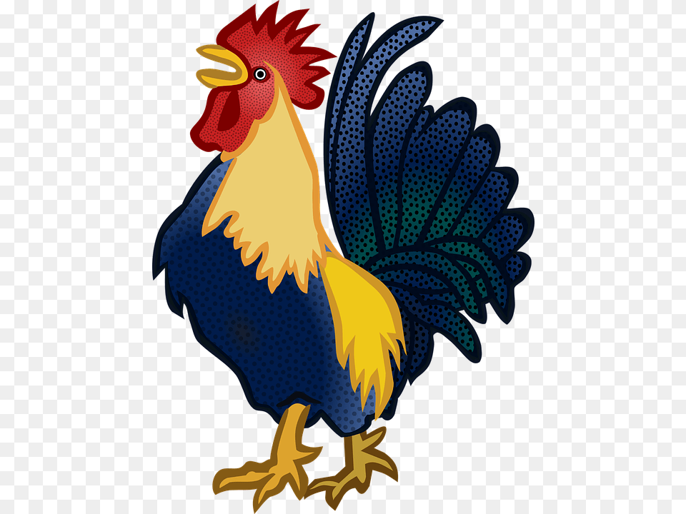 Animales Pollos Gallo Gallos Granja Hahn Rooster Clipart, Animal, Bird, Fowl, Poultry Png