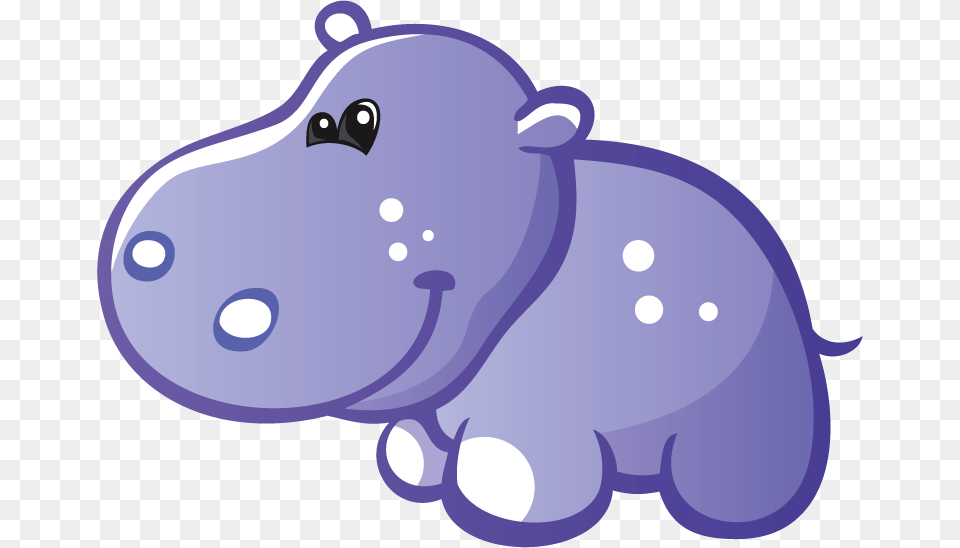 Animalitos De Zoologico Y Safari Cute Baby Cartoon Hippo, Animal, Mammal Free Png Download