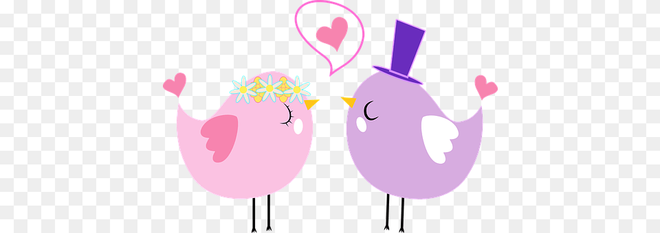 Animals Anthropomorphic Birds Couple Femal Love Birds Clipart, Purple, Art, Graphics Png Image