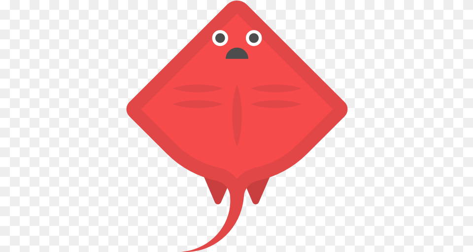 Animals Aquarium Stingray Animal Cartoon Stingray In Red, Sea Life, Fish, Adult, Female Png Image