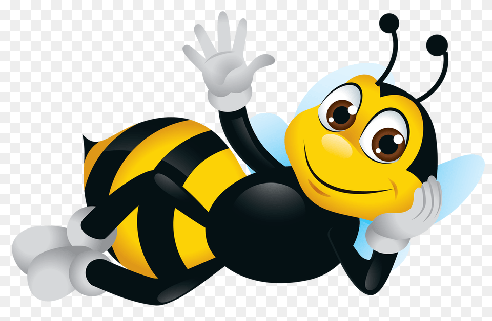 Animals Bee Bee Clipart And Cartoon Bee, Animal, Invertebrate, Insect, Wasp Free Png