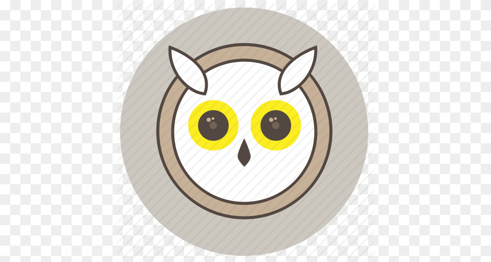 Animals Big Eyes Cute Face Night Owl Icon, Food, Fruit, Plant, Produce Free Png