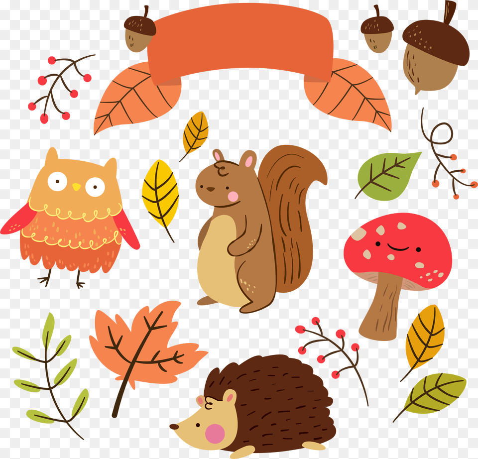 Animals Clipart Thanksgiving, Plant, Fungus, Animal, Mammal Free Png Download