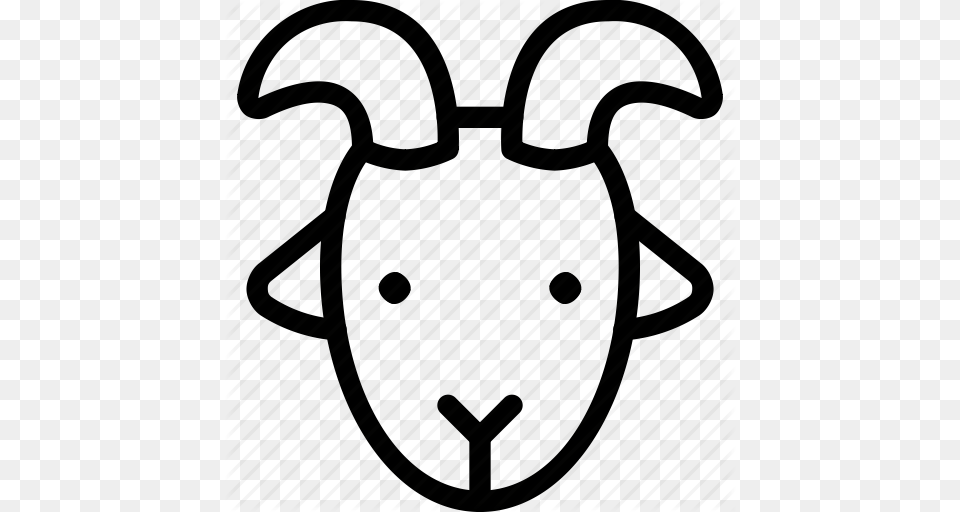 Animals Face Goat Horns Livestock Pets Ram Icon, Animal, Mammal, Sheep Free Transparent Png