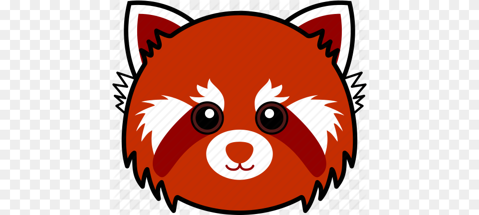 Animals Head And Faceu0027 By Gan Khoon Lay Cute Red Panda Icon, Dynamite, Weapon, Animal, Mammal Png
