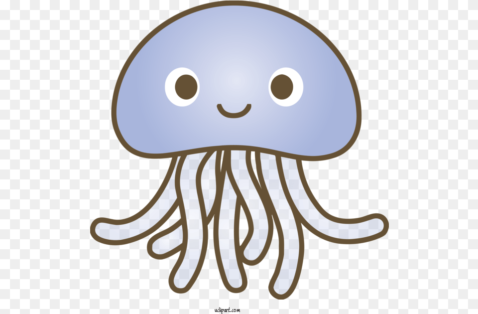 Animals Octopus Jellyfish Cnidaria For Jellyfish Cartoon Jellyfish, Animal, Sea Life, Invertebrate Free Png
