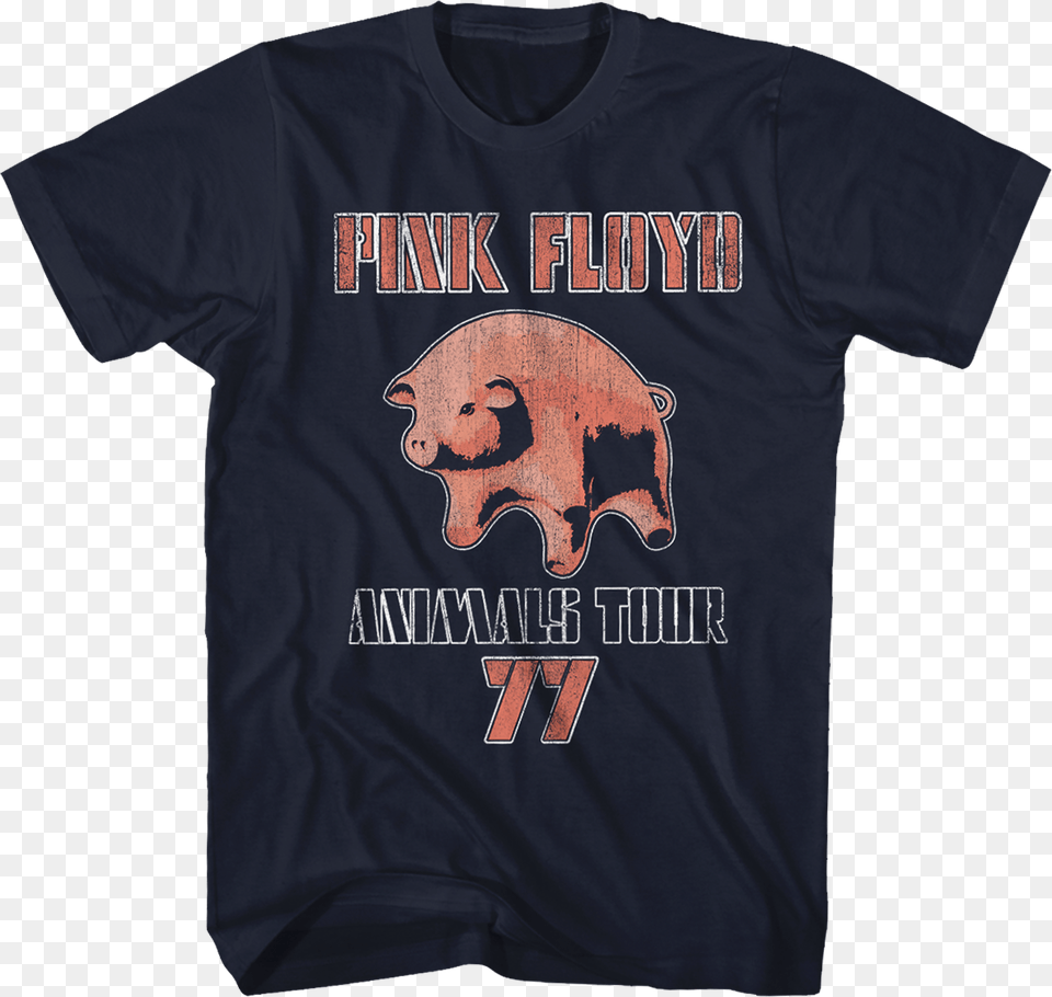 Animals Tour Pink Floyd T Shirt Pink Floyd Concert T Shirt, Clothing, T-shirt, Animal, Bear Free Png Download