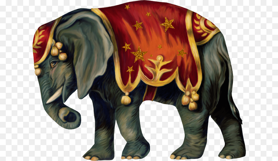 Animals Vintage Circus Clipart, Animal, Elephant, Mammal, Wildlife Free Png