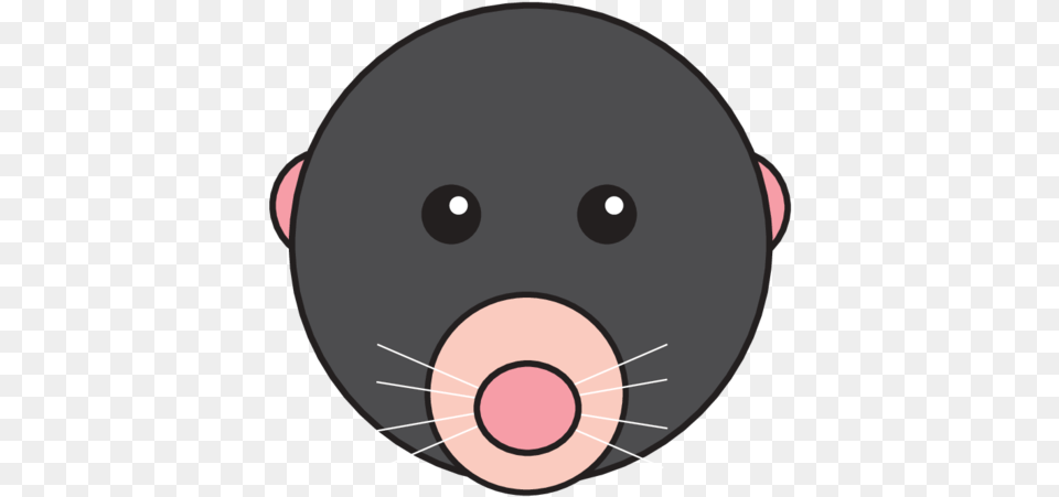 Animaru Mole Cartoon, Snout, Disk Png Image