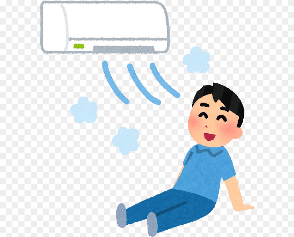 Animated Air Conditioner Transparent Arts Animated Air Conditioner Clipart, Baby, Person, Face, Head Free Png Download