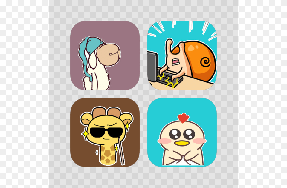 Animated Animals Sticker Pack On The App Store Cartoon, Animal, Bear, Mammal, Wildlife Free Png Download
