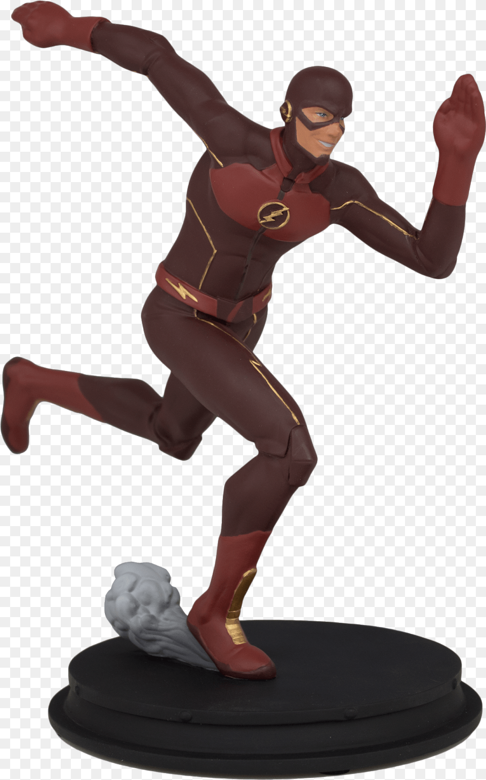 Animated Arrow And Flash Statues From Icon Heroes Flash Statue, Adult, Person, Hand, Finger Png