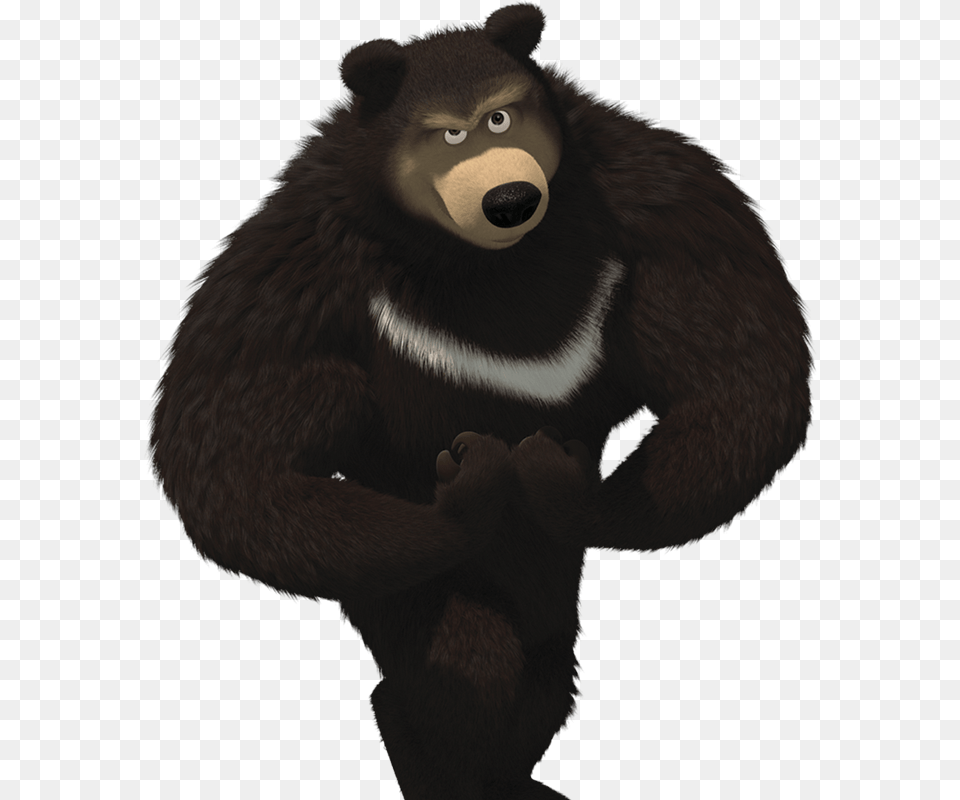 Animated Asian Black Bears, Animal, Bear, Mammal, Wildlife Free Png Download