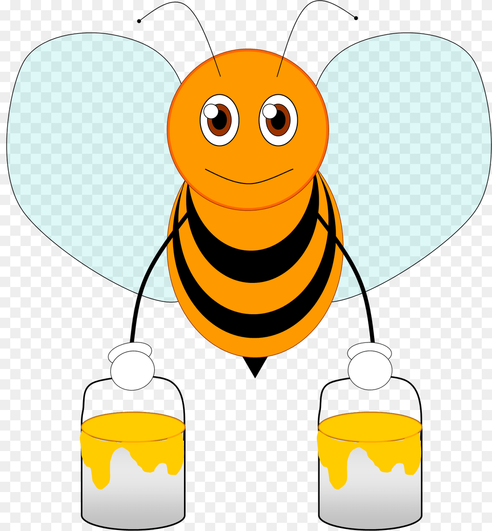 Animated Bee, Animal, Invertebrate, Insect, Honey Bee Free Png