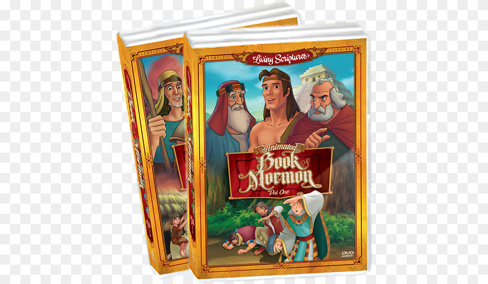 Animated Book Of Mormon Dvds Nephi Living Scriptures Dvd, Adult, Comics, Female, Person Free Png Download