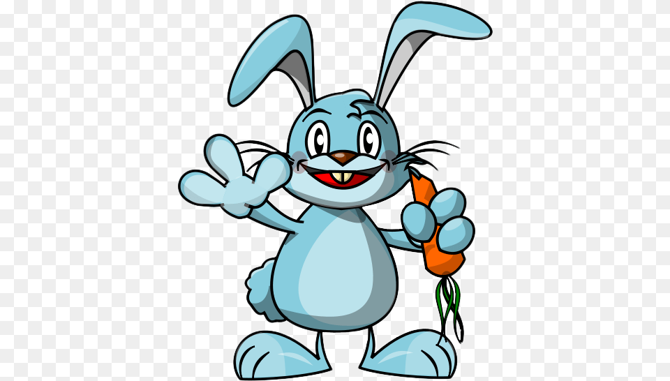 Animated Bunny Clipart Easter Animated Bunny, Cartoon, Smoke Pipe Png Image