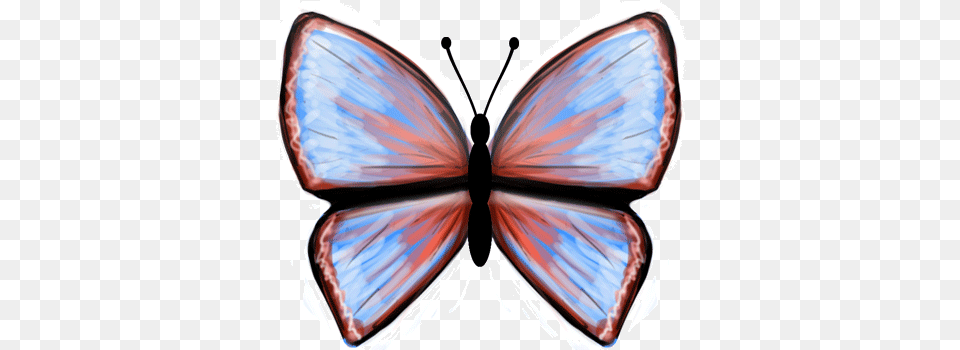 Animated Butterfly Clipart Animated Butterfly 410x349 Animated Butterfly Clipart, Animal, Insect, Invertebrate Free Transparent Png