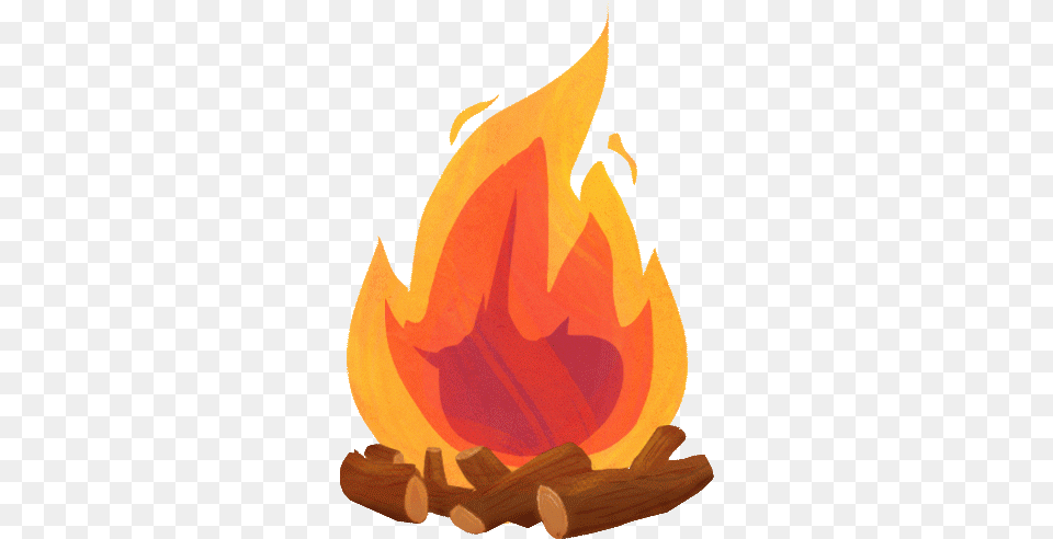 Animated Campfire Gif, Leaf, Plant, Fire, Flame Png