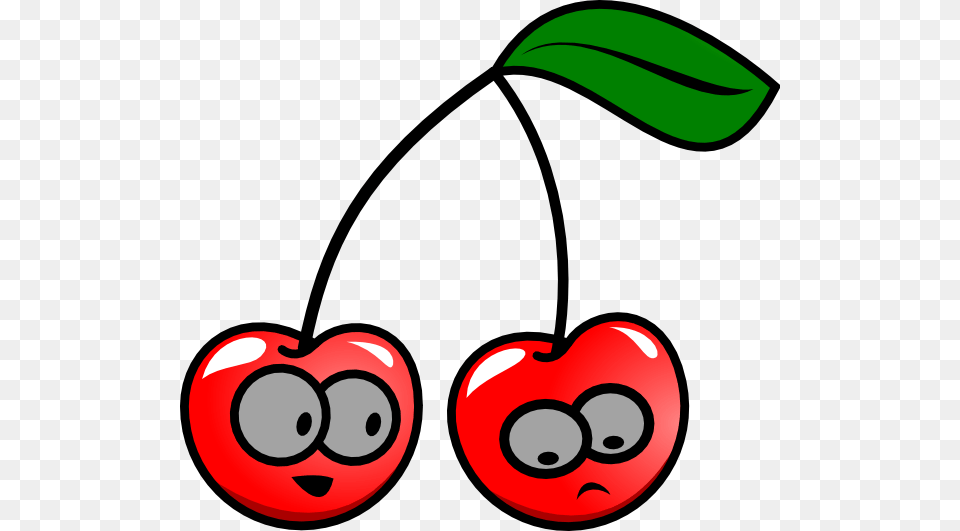 Animated Cherries Clip Art Cartoon Cherries With Faces, Cherry, Produce, Food, Fruit Free Png Download