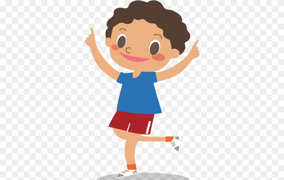 Animated Child Running At Day Camp Child, Baby, Person, Face, Head Free Transparent Png