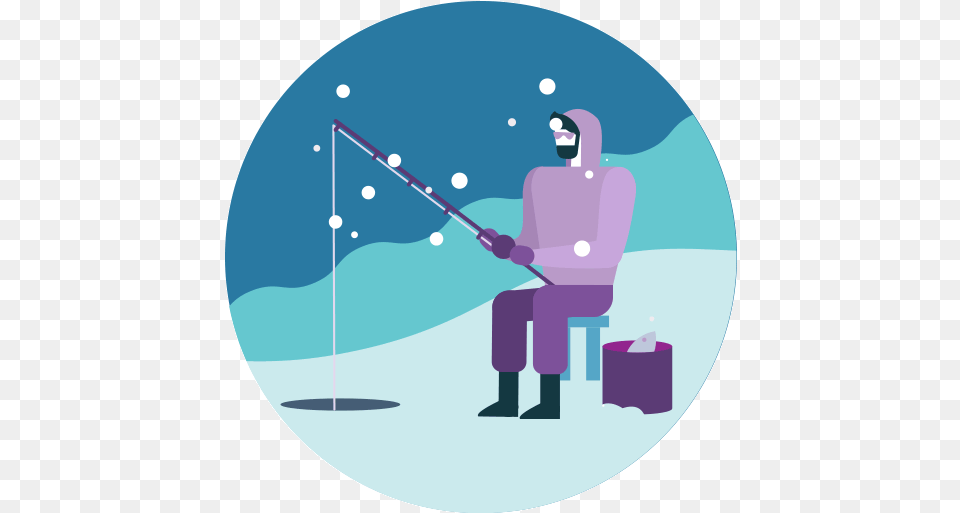 Animated Christmas Icons Ice Fishing Icon, Leisure Activities, Outdoors, Water, Angler Png