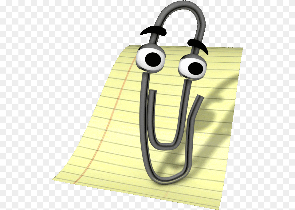 Animated Clippy My Paperclip Sticker Gif, Accessories, Bag, Handbag Png