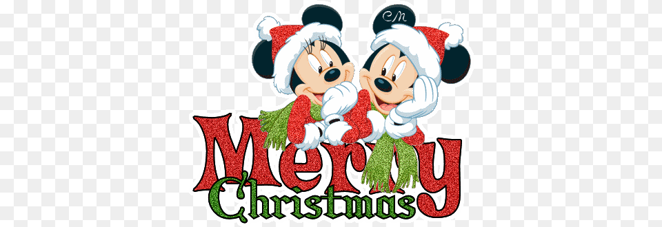 Animated Disney Christmas Clipart Merry Christmas From Disney, Baby, Person, Face, Head Png Image