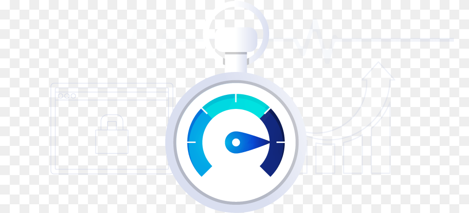 Animated Gauge Representing Load And Performance Circle Free Png Download