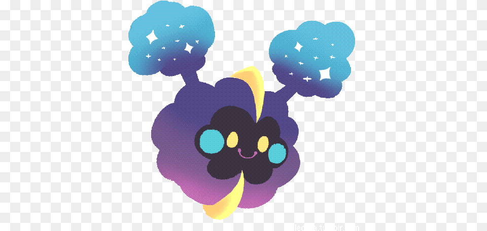 Animated Gif About In Anime U0026 Videogames By Dot Pokemon Cosmog Gif, Flower, Plant, Berry, Food Free Transparent Png
