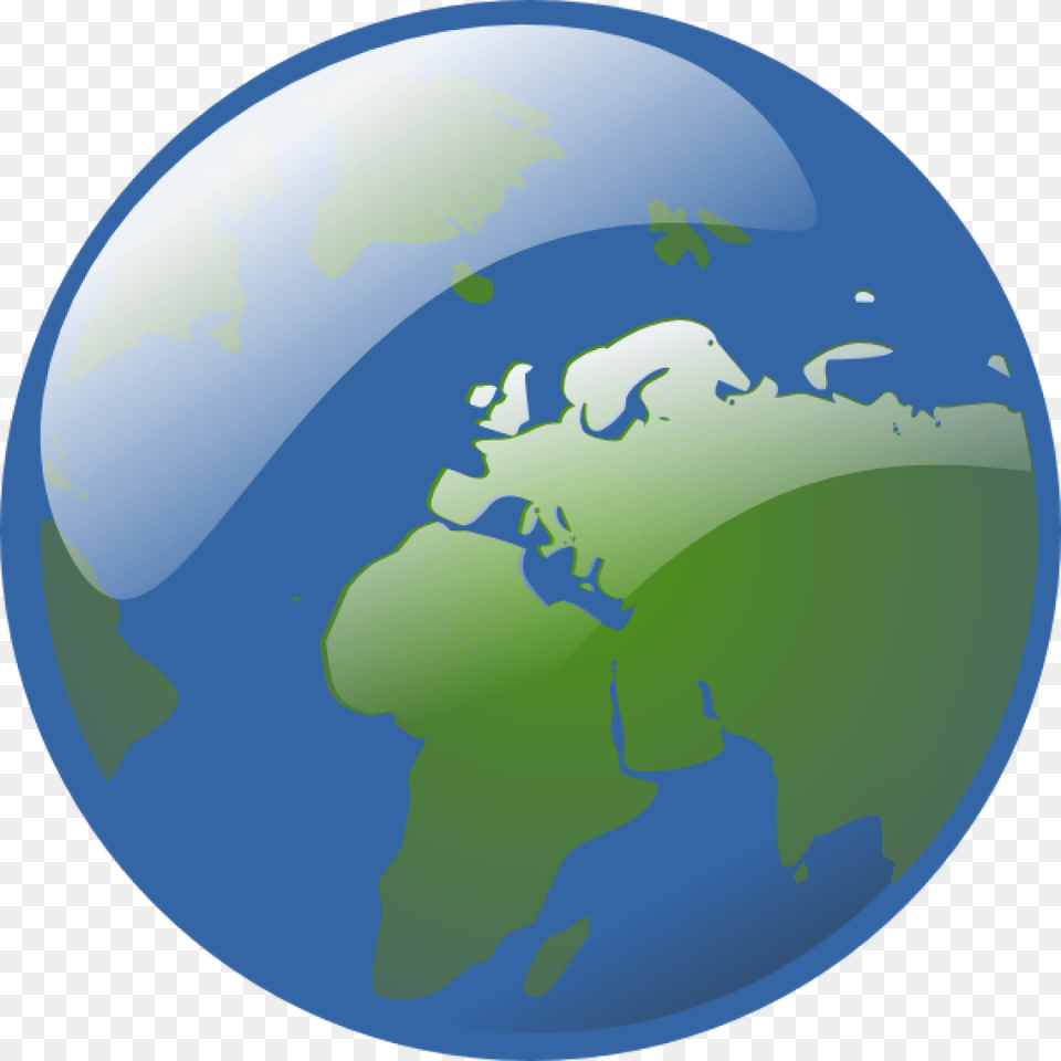 Animated Globe Clipart Earth Globe Clip Art At Clker Globe No Background, Astronomy, Outer Space, Planet, Sphere Png Image