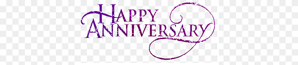 Animated Happy Anniversary Clip Art, Text, Handwriting Free Png Download