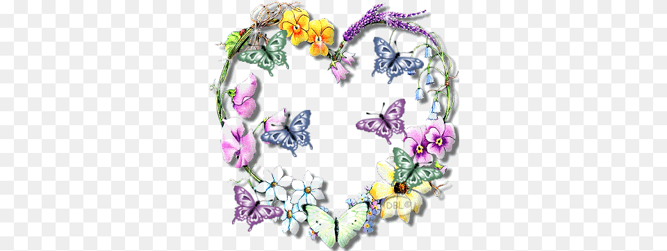 Animated Hearts Butterfly Photos Gif Cross Stitch Patterns Butterfly, Pattern, Art, Graphics, Floral Design Png Image